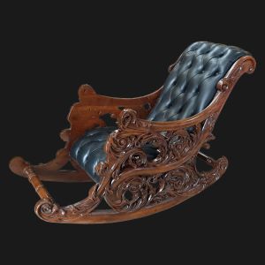 صندلی-راک-چوبی-مدل-کلاسیک